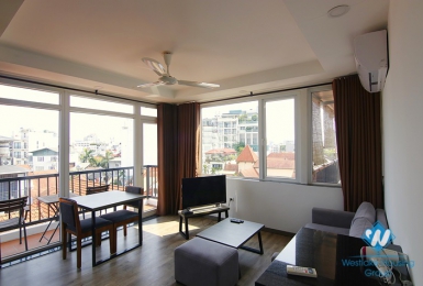 Modern and nice design apartment with balcony for rent in No 02 lane 32-18 To Ngoc Van st.